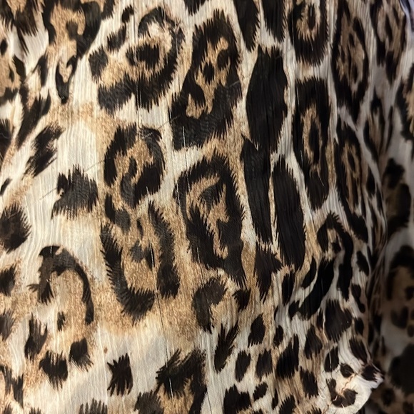 Two Sheer Beach Pool Swimsuit Coverup Tops Blouses Leopard & Polka Dot - Picture 12 of 16